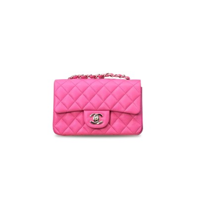 CHANEL MASTER CF CAVIAR QUILTED LARGE MINI CHAIN BAG (20*12*6cm) 